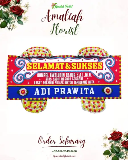 Papan Bunga Ucapan Selamat Sukoraharjo