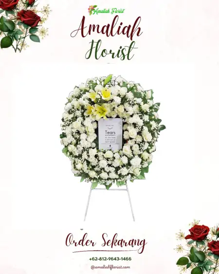 Krans Bunga Duka Sukoraharjo